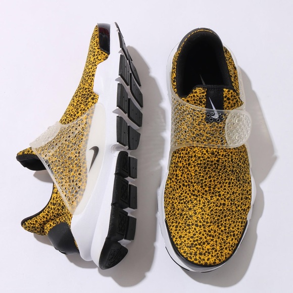 Nike Sock Dart Cheetah Gold Men’s Size 11 - Picture 4 of 5